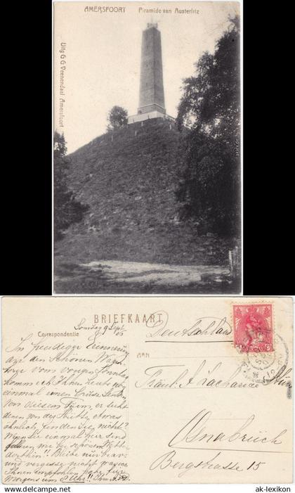 Postkaart Amersfoort Pyramide von Austerlitz 1906