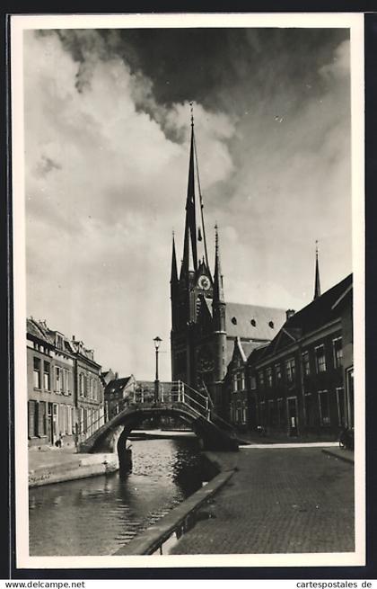 AK Woerden, Rijn met R. K. Kerk