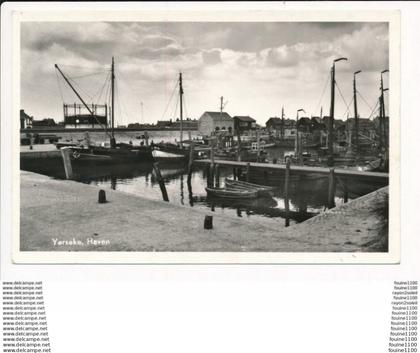 carte de YERSEKE haven ( format 9 x 14 cm )