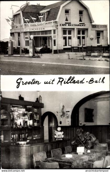 CPA Rilland Reimerswaal Zeeland Niederlande Café Restaurant van Zweden-Polderman