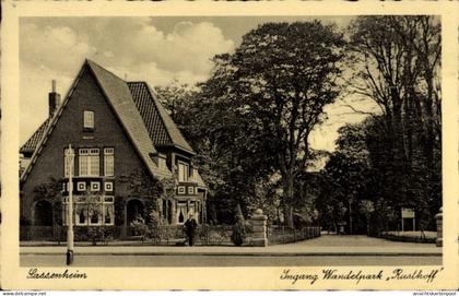 CPA Sassenheim Südholland, Eingang zum Rusthoff Walking Park