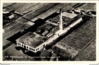 CPA Sassenheim Südholland, N. V. Vleeschwaren en Conservenfabriek Sassenheim