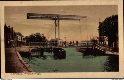 CPA Waddinxveen Südholland, Klapbrug