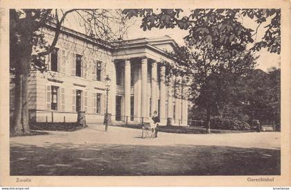 A184 Netherlands Zwolle Gerechtshof Baby Carriage vintage postcard