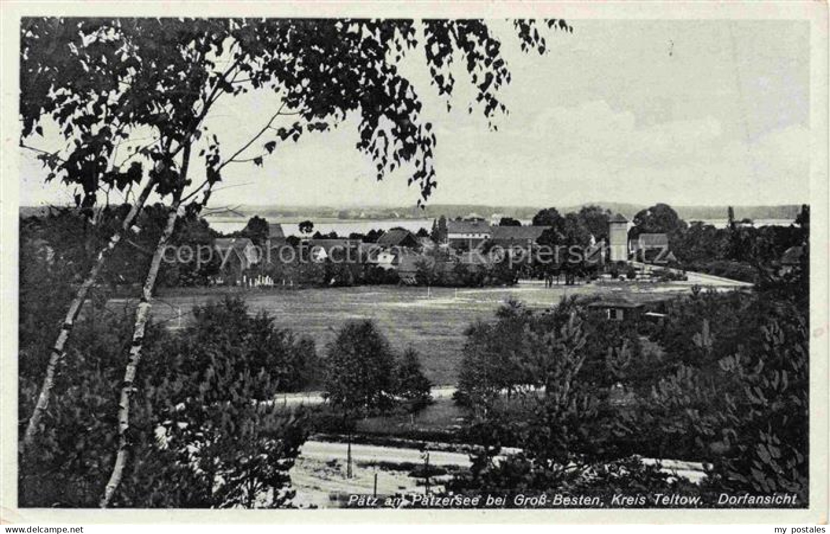 Paetz Bestensee Teltow Dahme-Spreewald Brandenburg Dorfansicht