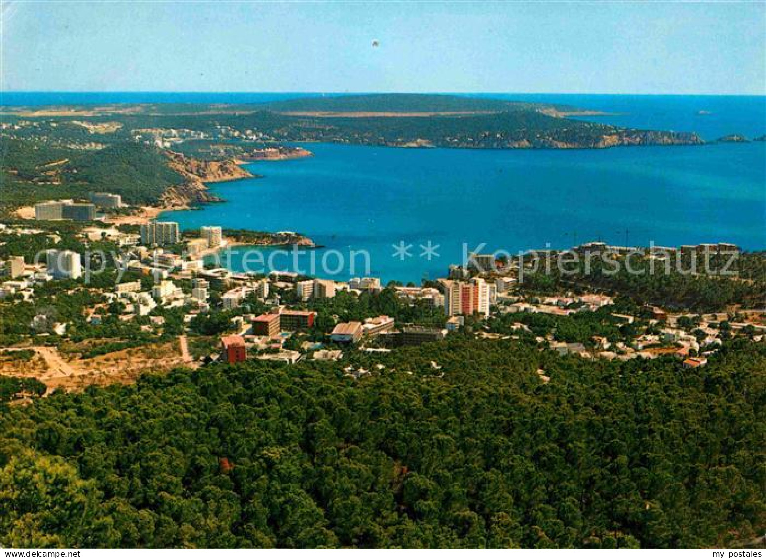 Paguera Mallorca Islas Baleares Fliegeraufnahme