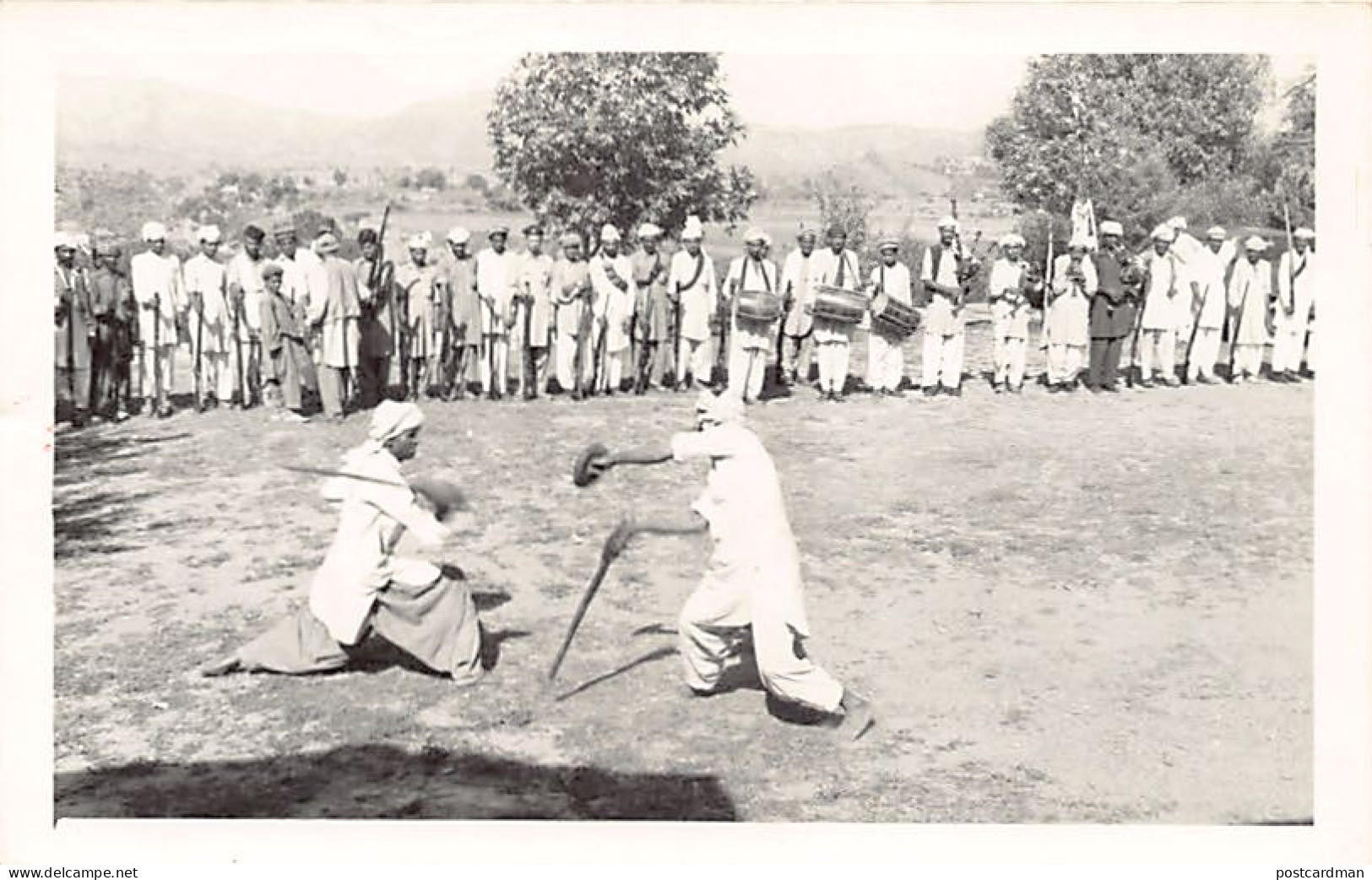 Pakistan - RAWALPINDI - Sword dancers - REAL PHOTO