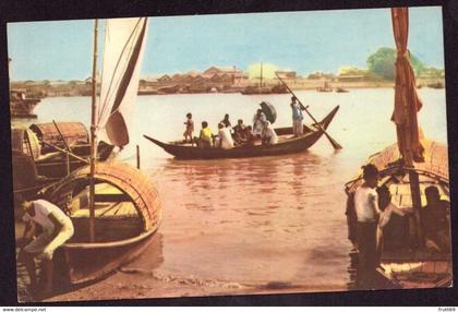 AK 022672 PAKISTAN - river scene in East Pakistan