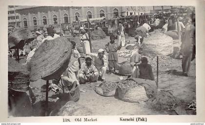 Pakistan - KARACHI - Old market - REAL PHOTO - Publ. unknown 118