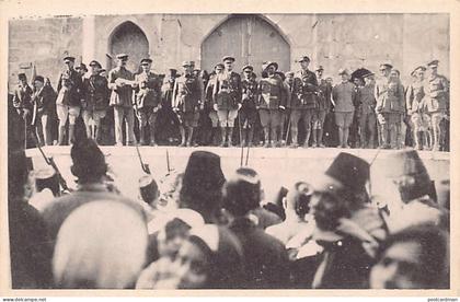 Palestine - JERUSALEM - General Allenby's proclamation to the inhabitants - Sinai and Palestine campaign - 11 December 1