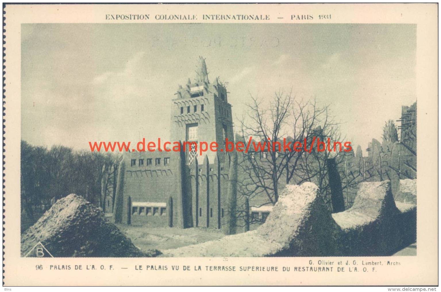 Palais. Expo Paris 1931.