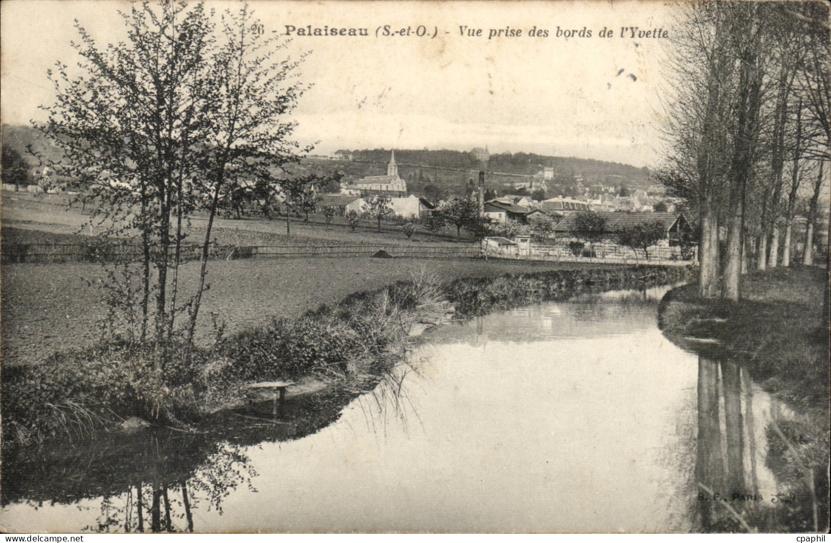 Palaiseau CPA Vue prise des bords de l'Yvette