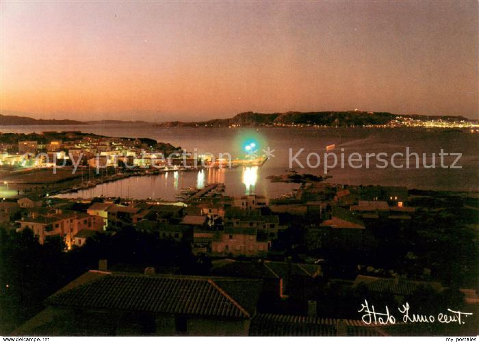 Palau Sardegna Panorama di notte