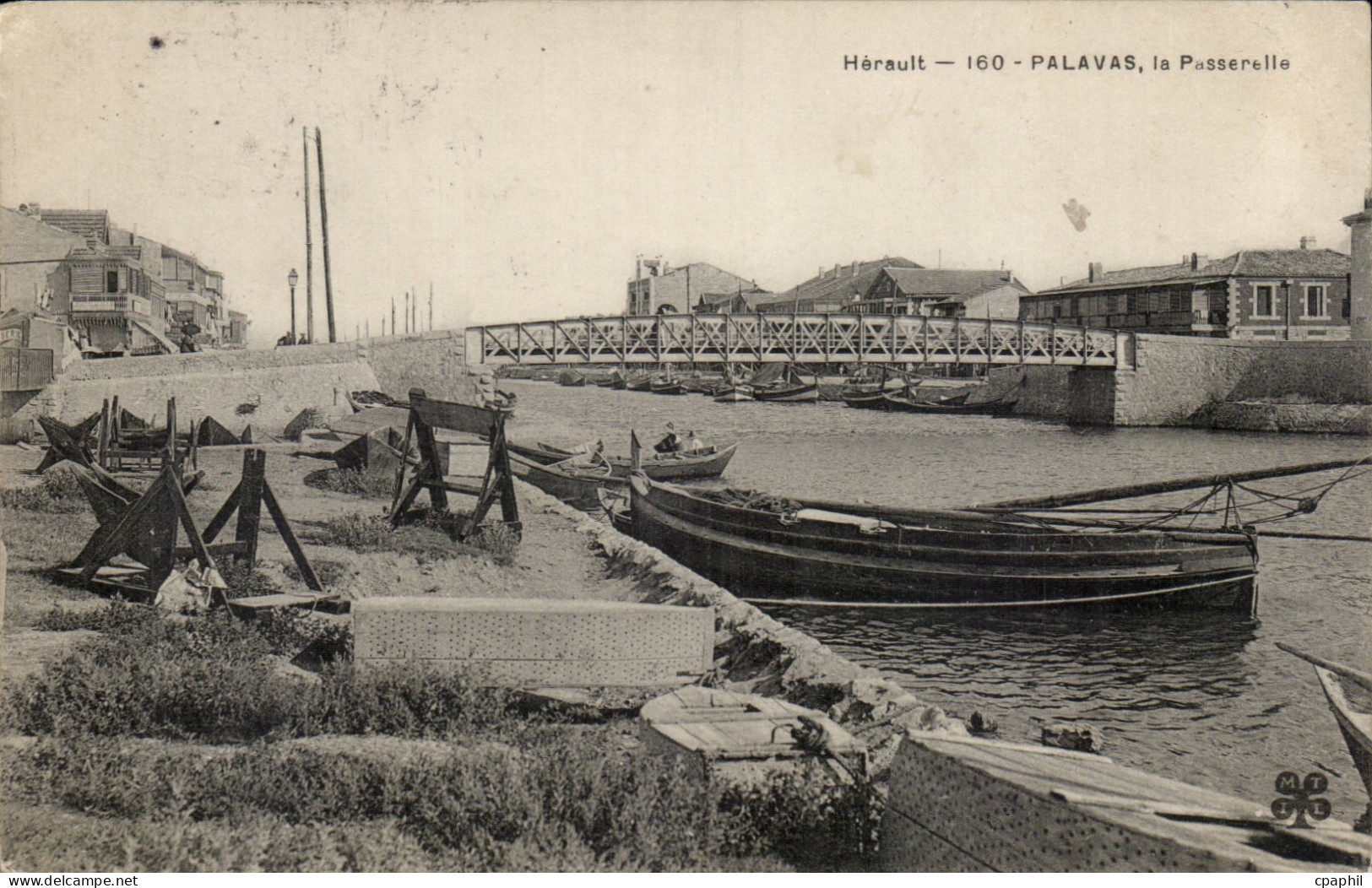 Palavas les Flots CPA La passerelle