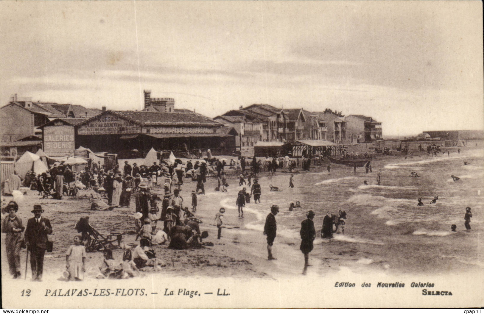 Palavas les flots CPA La plage