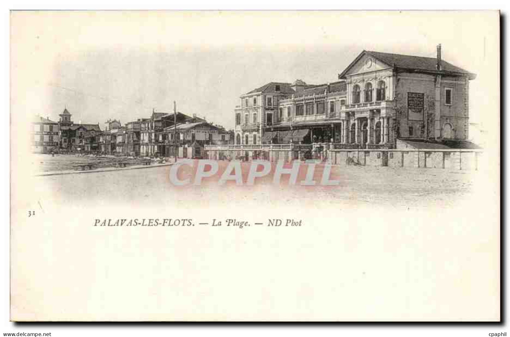 Palavas les Flots CPA La plage
