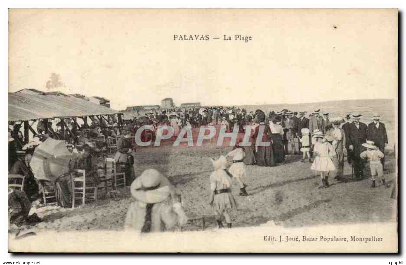 Palavas les Flots CPA La plage