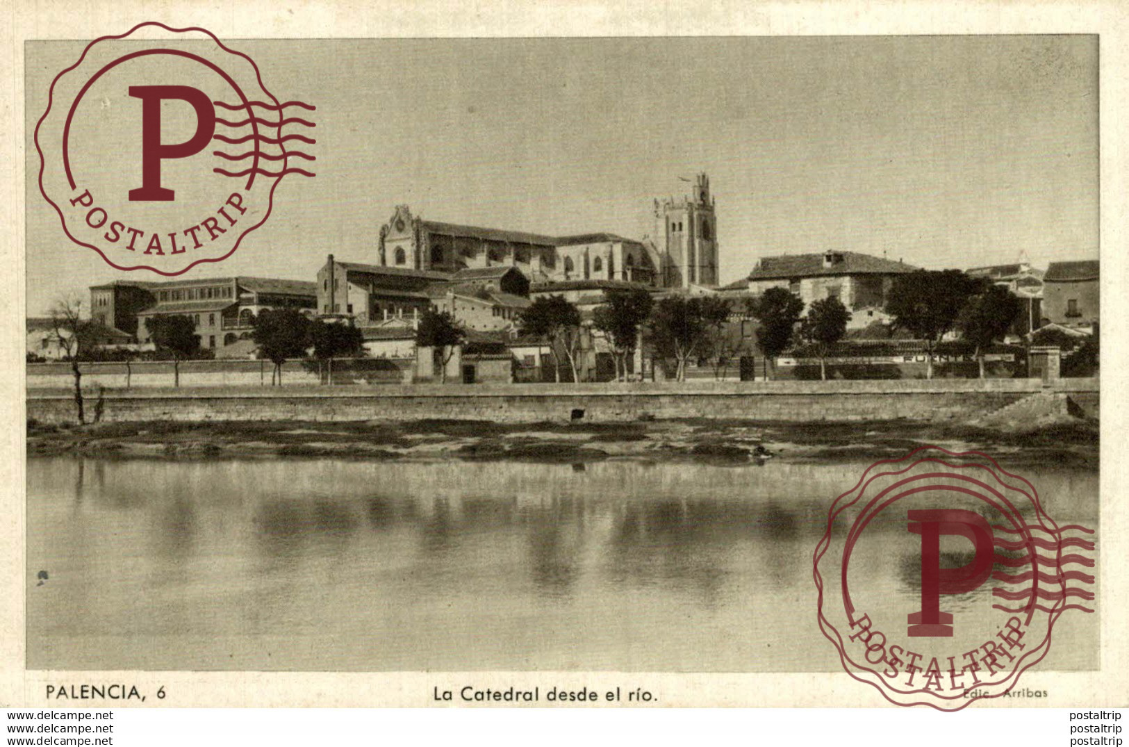 PALENCIA, CATEDRAL DESDE EL RIO