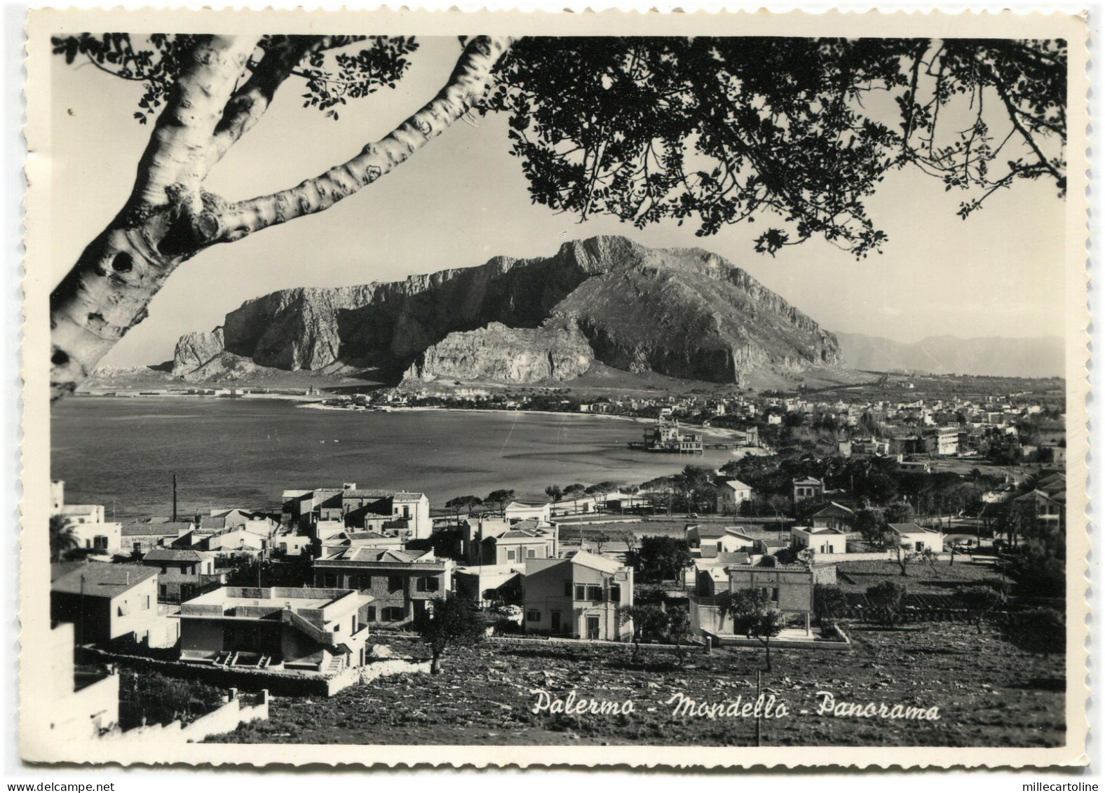 PALERMO, MONDELLO, PANORAMA, 1957