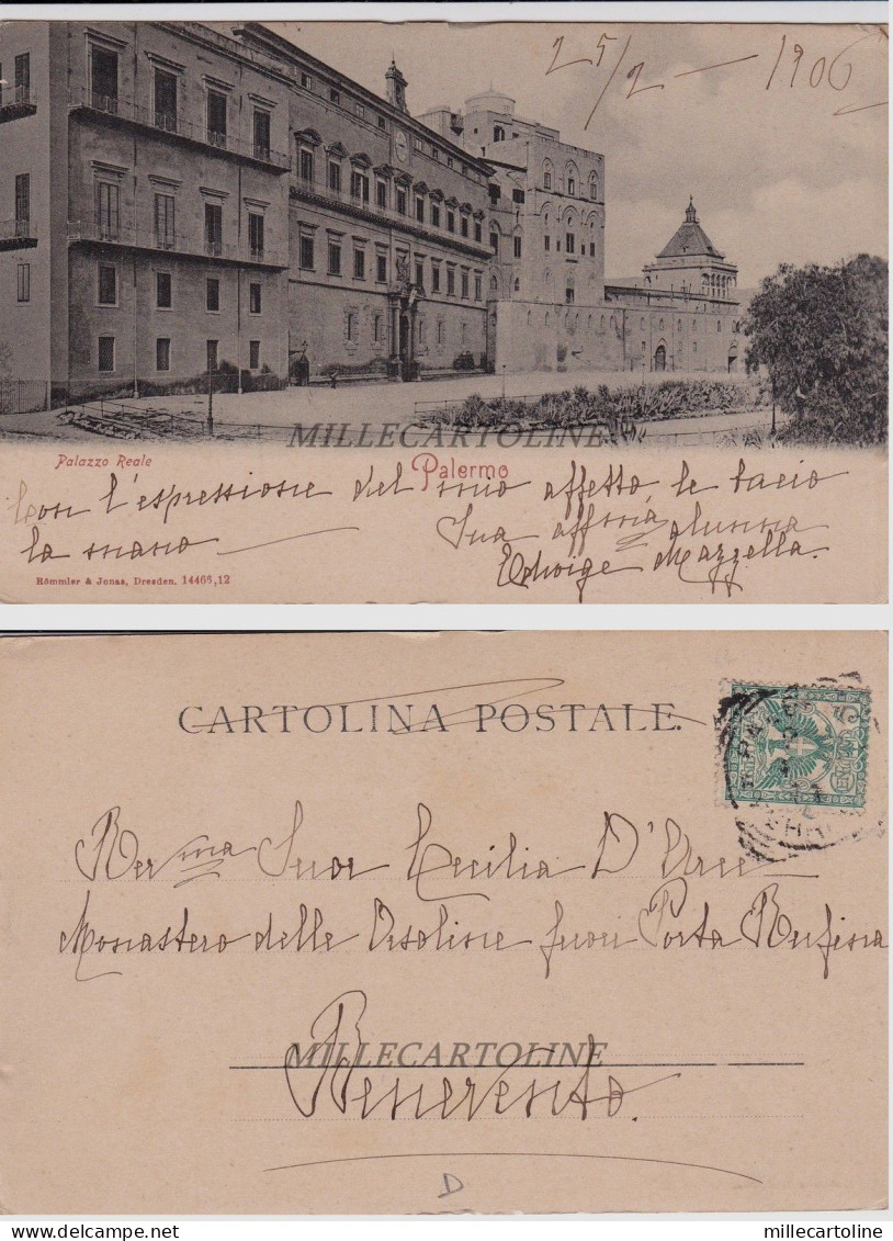 PALERMO: Palazzo Reale   1906