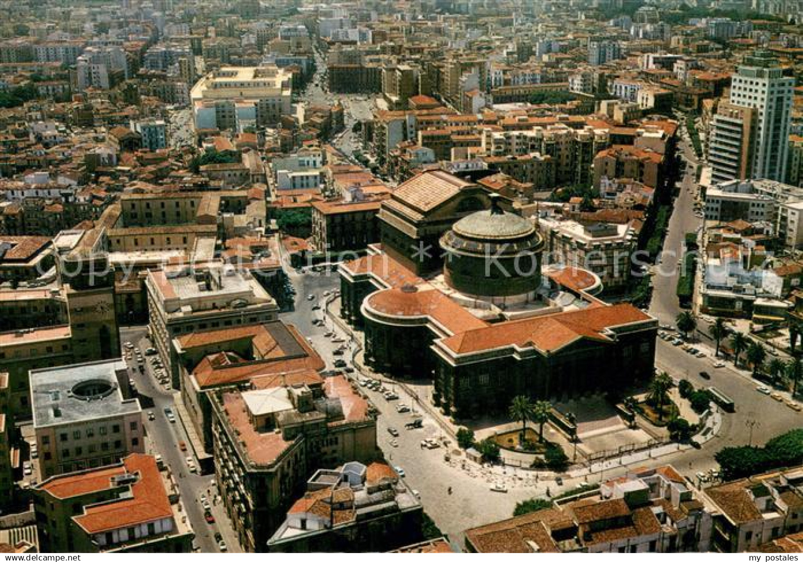 Palermo Sicilia Fliegeraufnahme