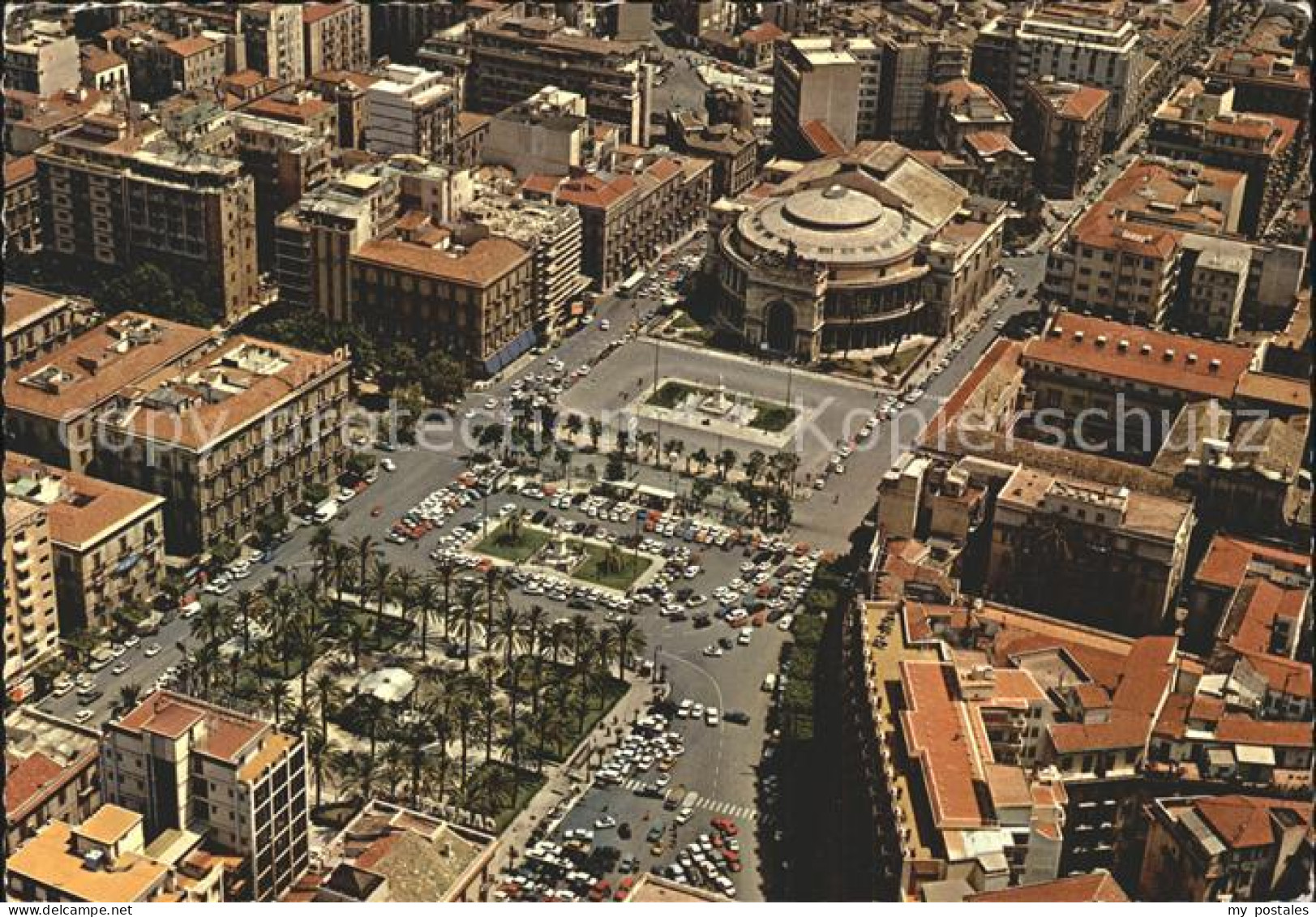 Palermo Sicilia Fliegeraufnahme