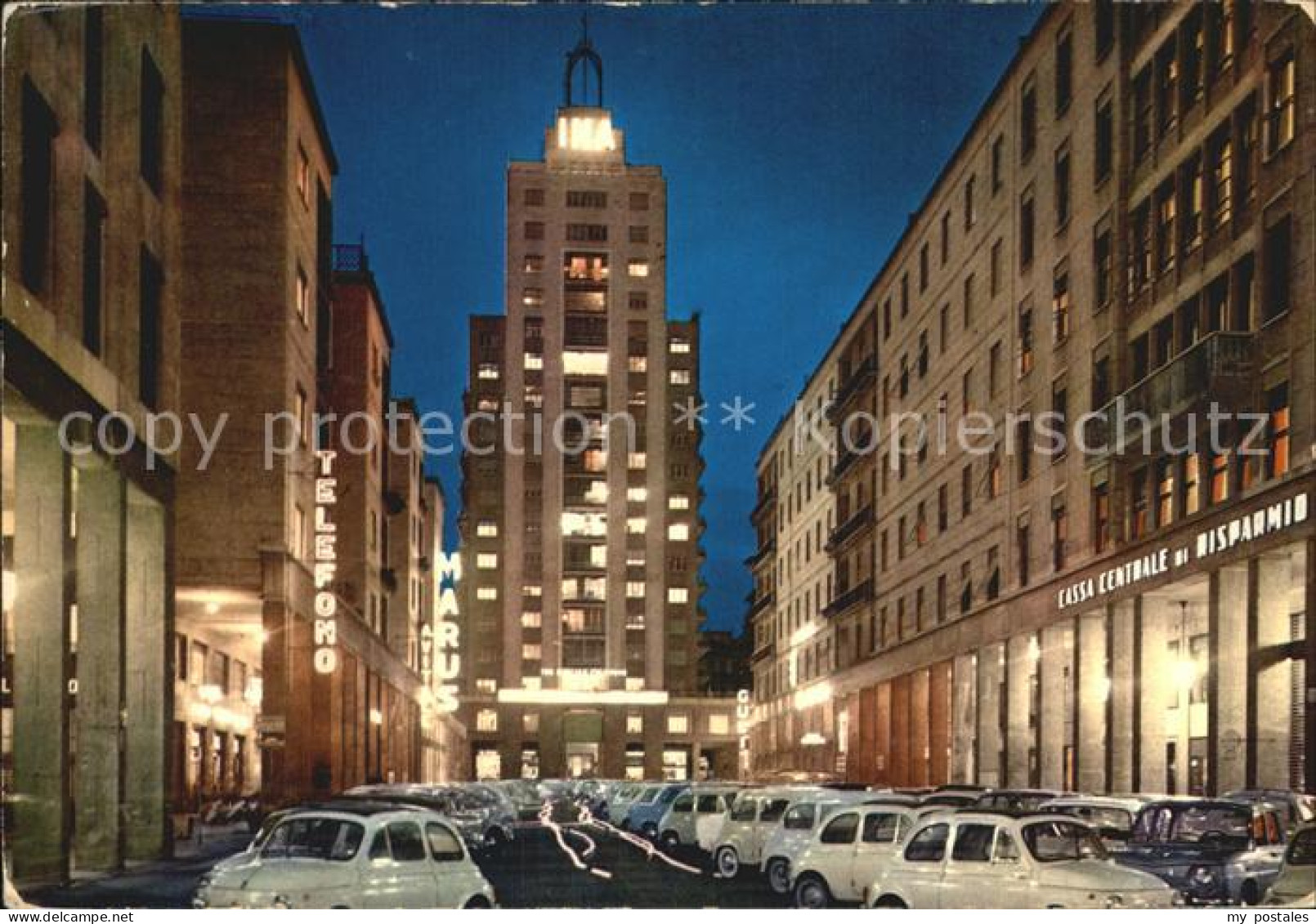 Palermo Sicilia Ungheria Platz Wolkenkratzer