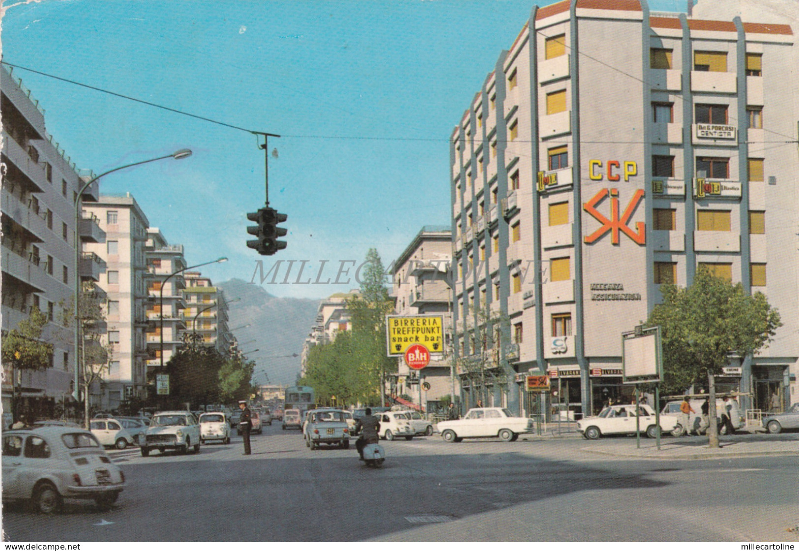 PALERMO - Via Lazio, Cartolina 1974