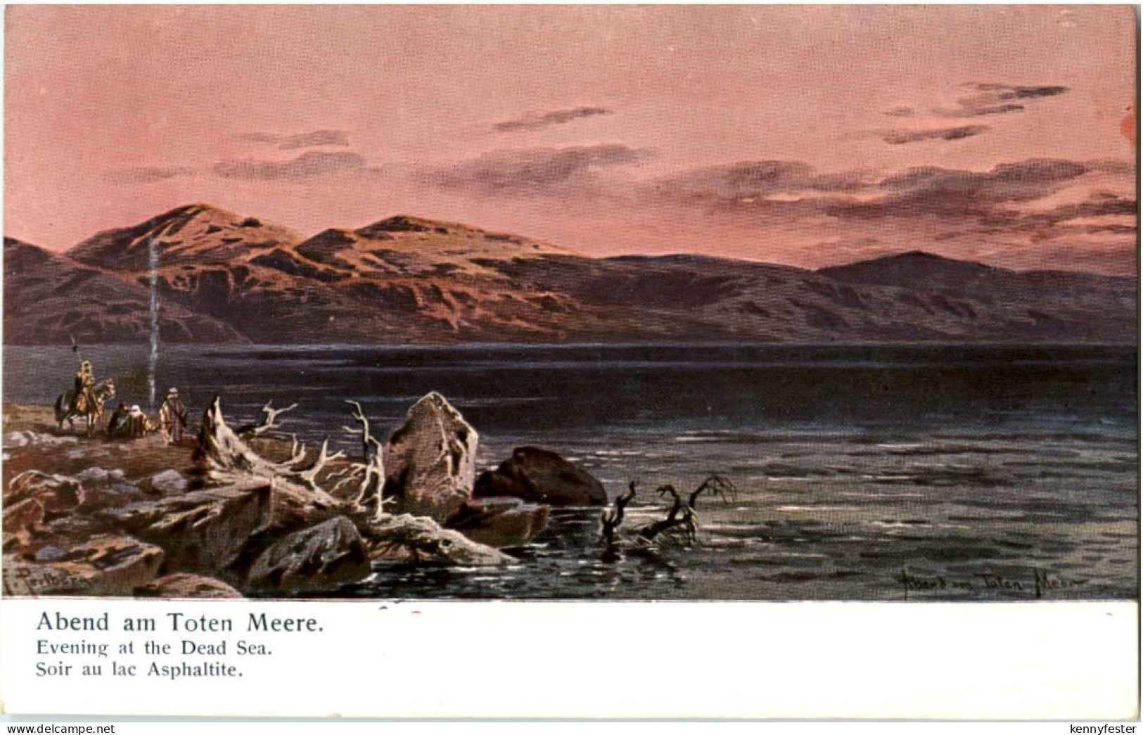 Palestina - Abend am Toten Meer