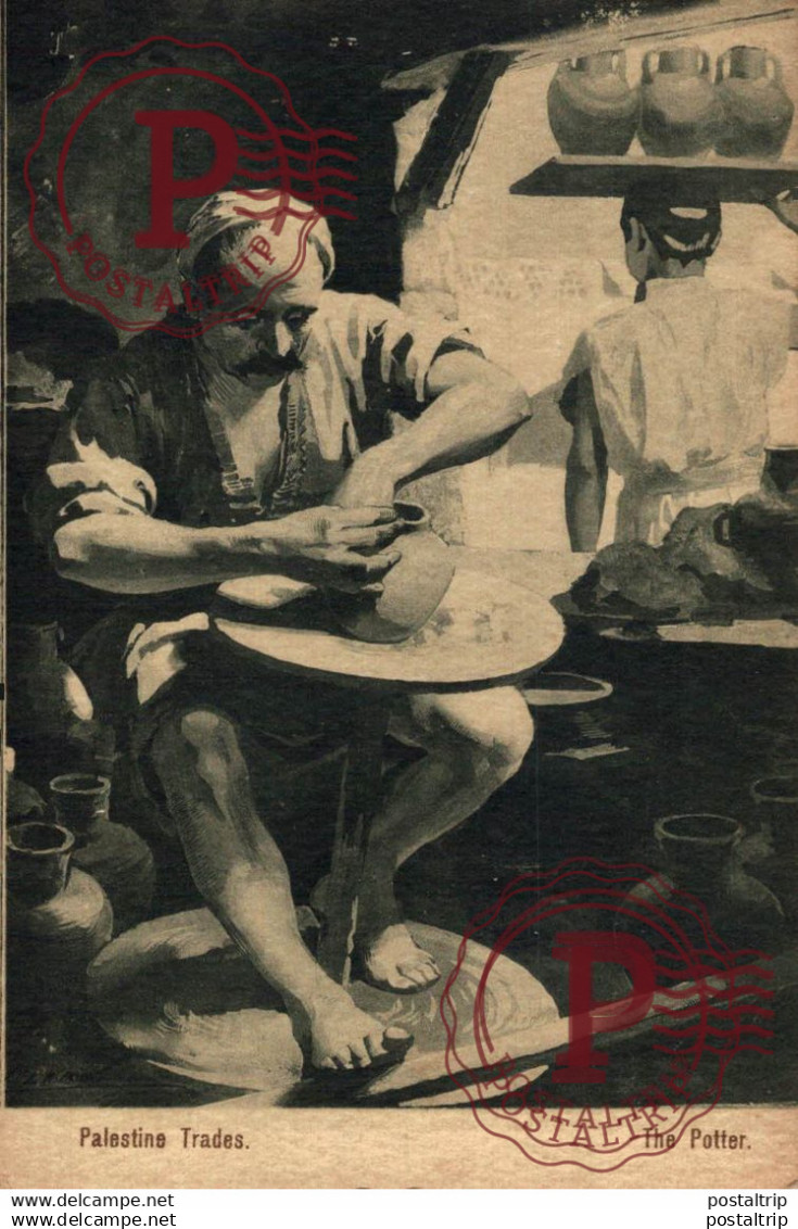 PALESTINA. PALESTINE TRADES. THE POTTER.