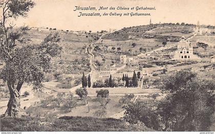 Palestine - JERUSALEM - Mount of Olives and Gethsemane - Publ. Wanderer Serie Palestina 8