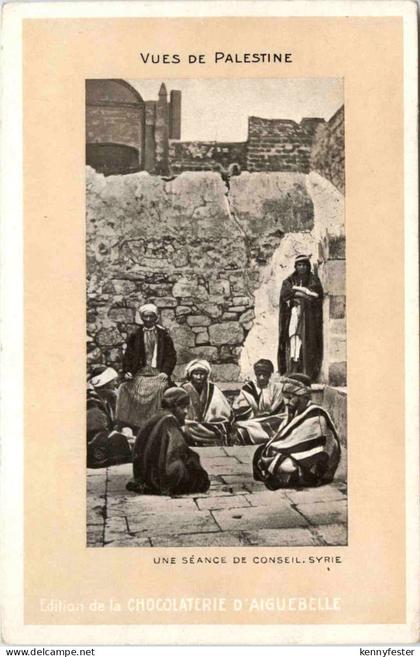 Palestine - Une Seance de Conseil Syrie