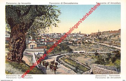 Panorama of Jerusalem ירושלים - Israel Palestina
