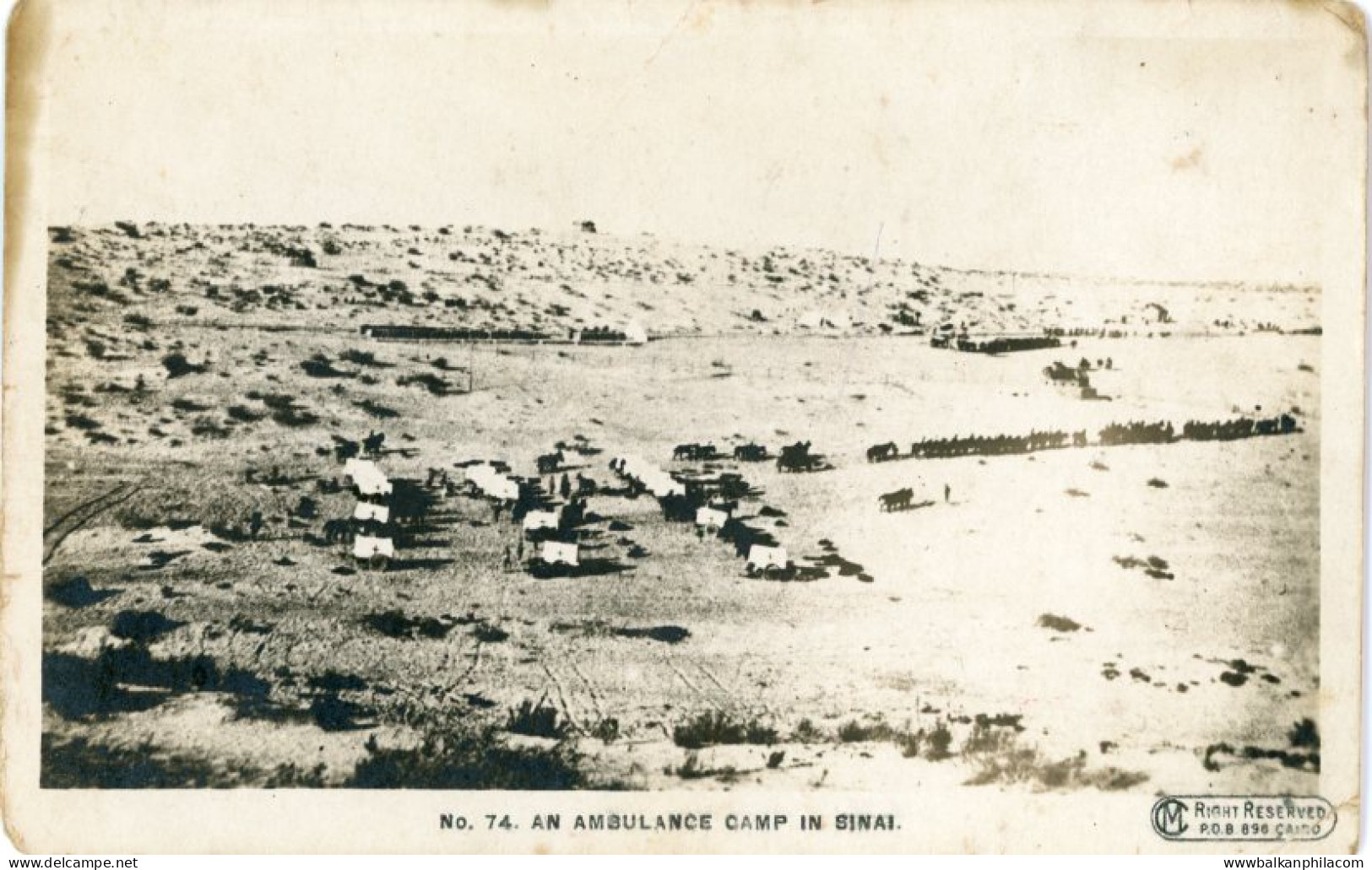 Palestine Ambulance Camp in Sinai