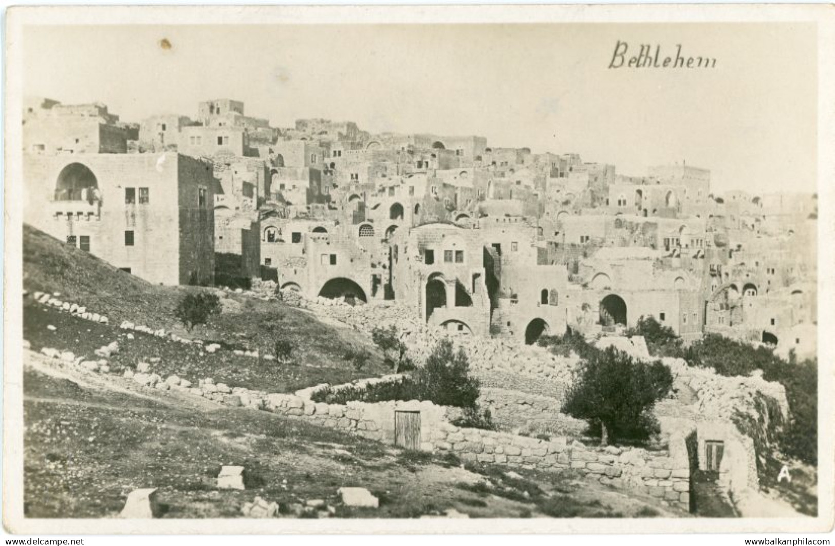 Palestine Bethlehem Beit Lahm photocard