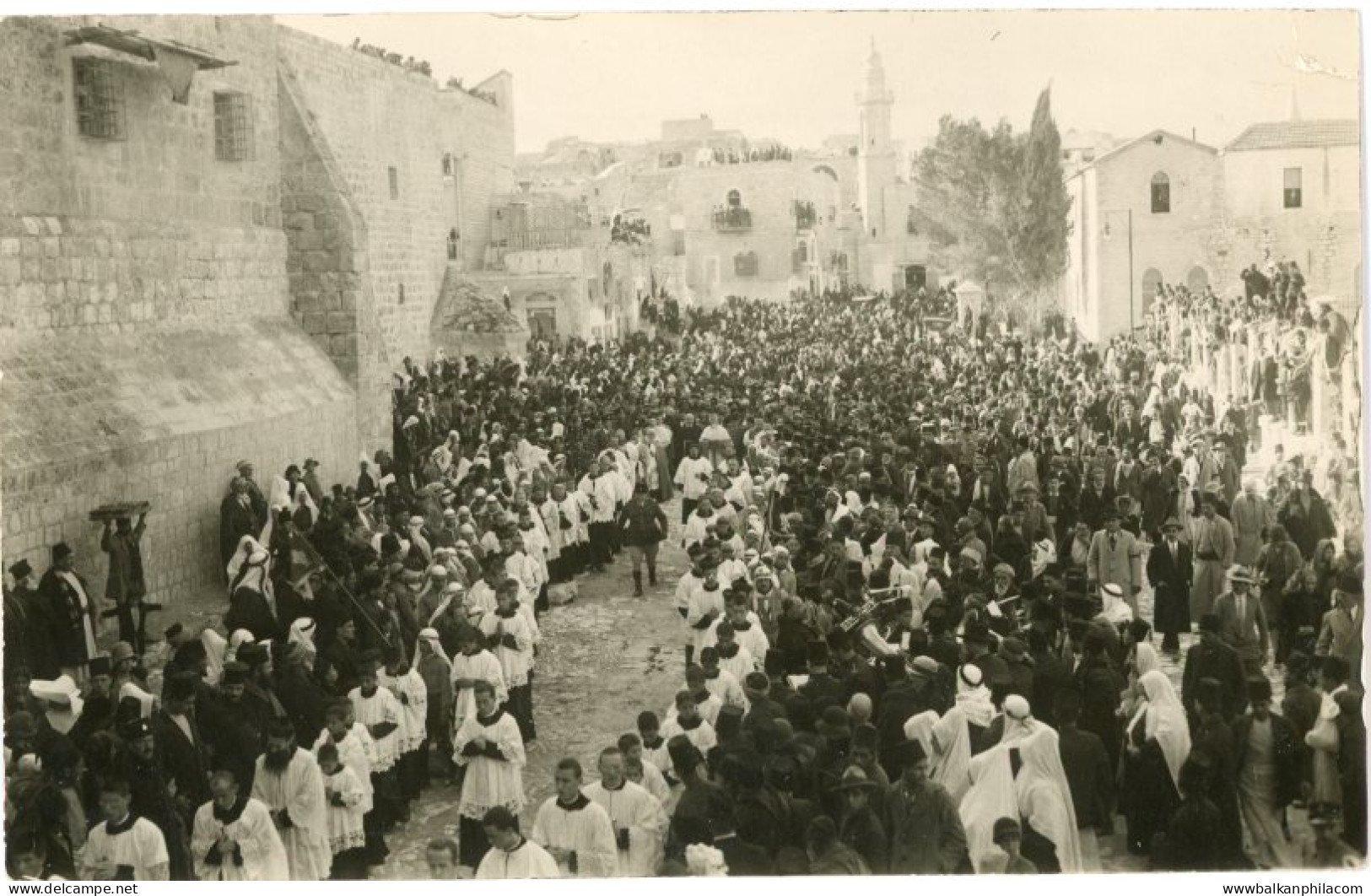 Palestine Bethlehem Beit Lahm Procession