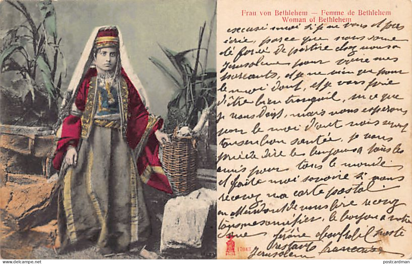 Palestine - BETHLEHEM - Woman of Bethlehem - Publ. unknown