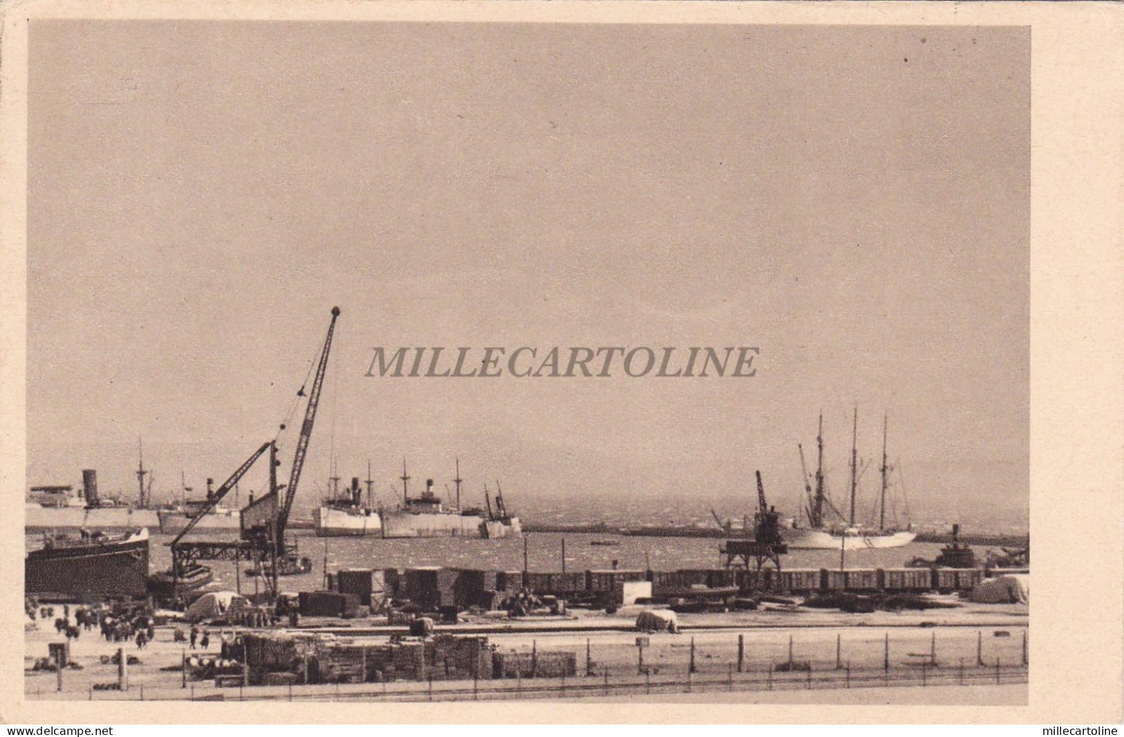 PALESTINE - Haifa Harbour 1937