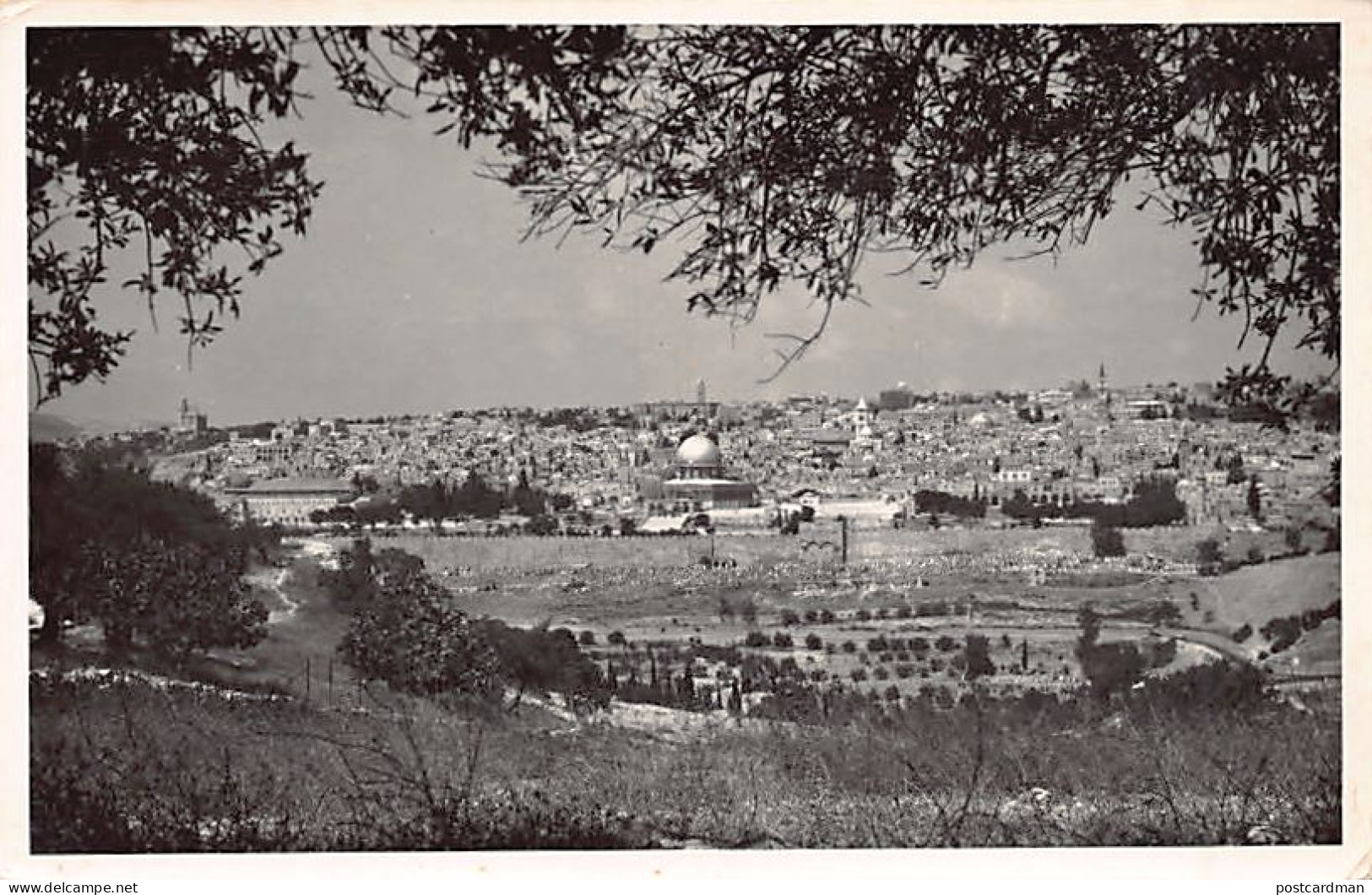 Palestine - JERUSALEM - General view - REAL PHOTO