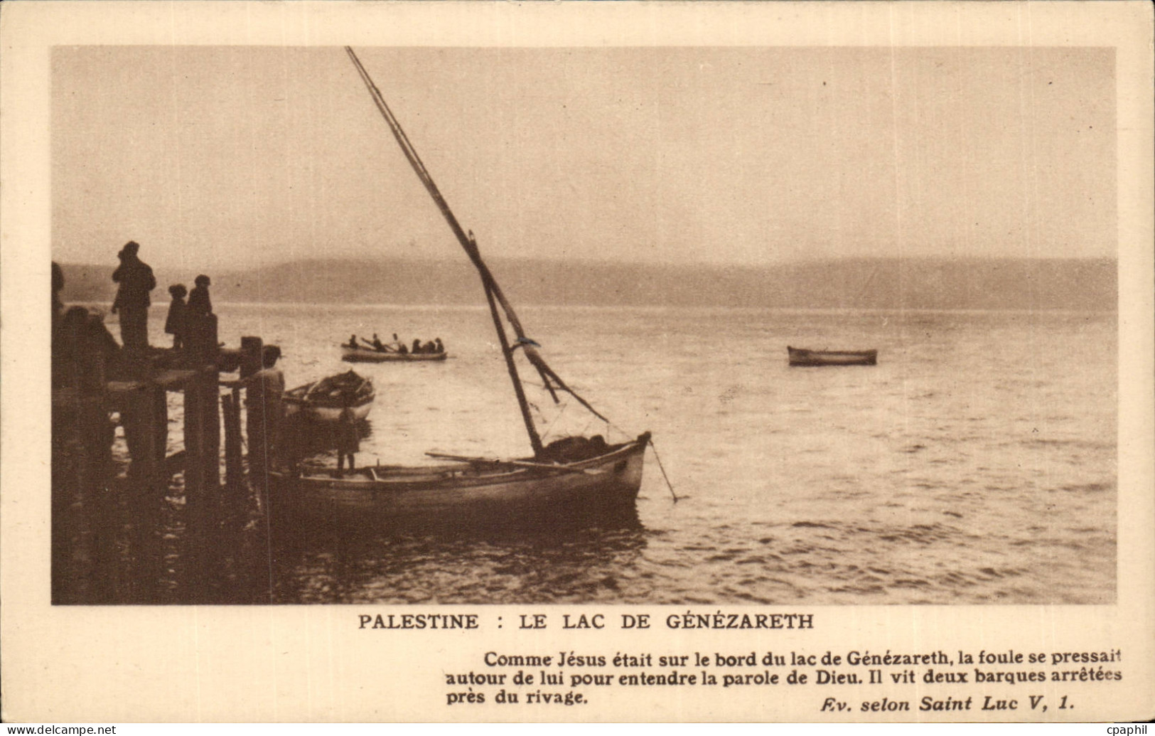Palestine - Le Lac de Genezareth - CPA