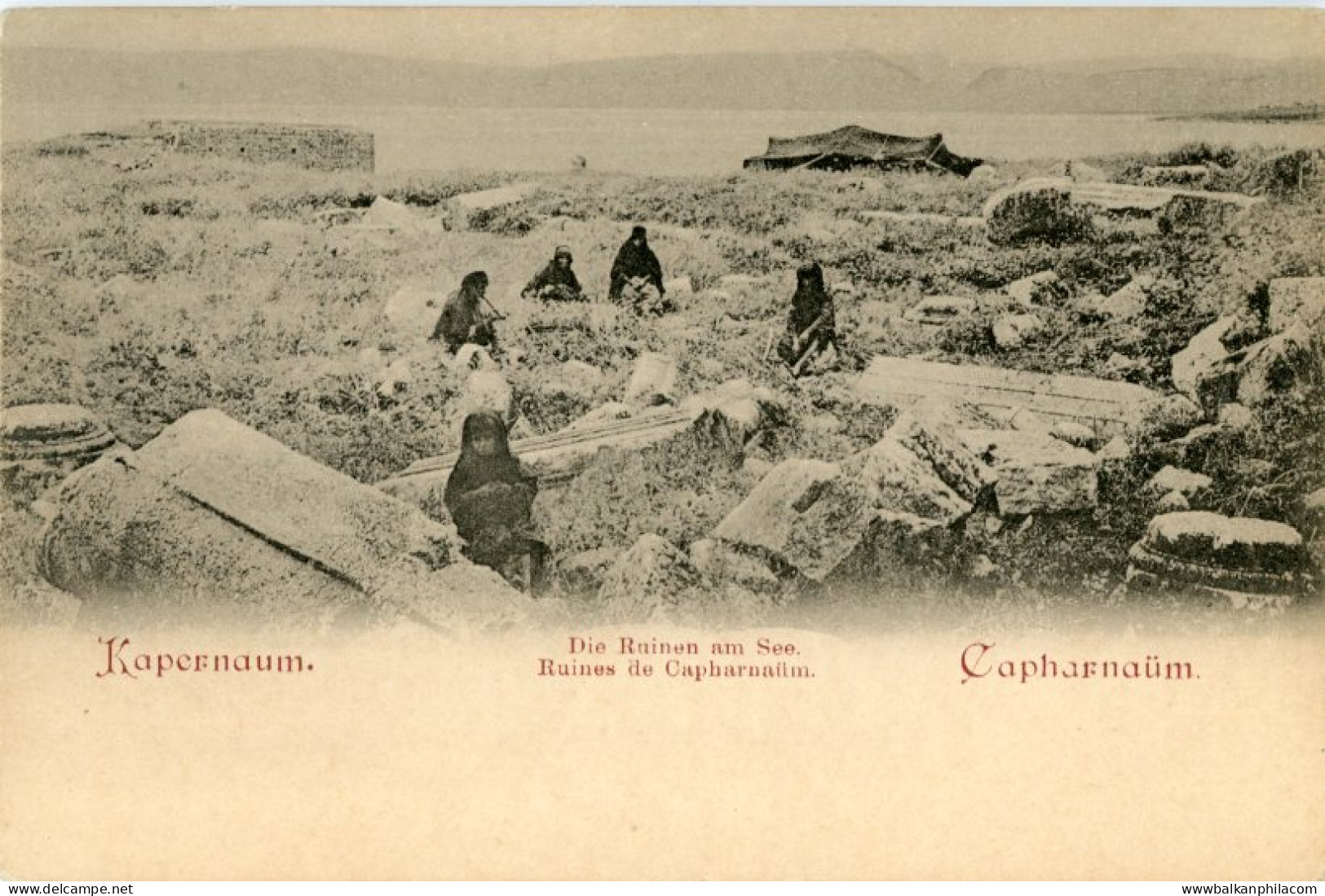 Palestine Ruins of Capharnaum