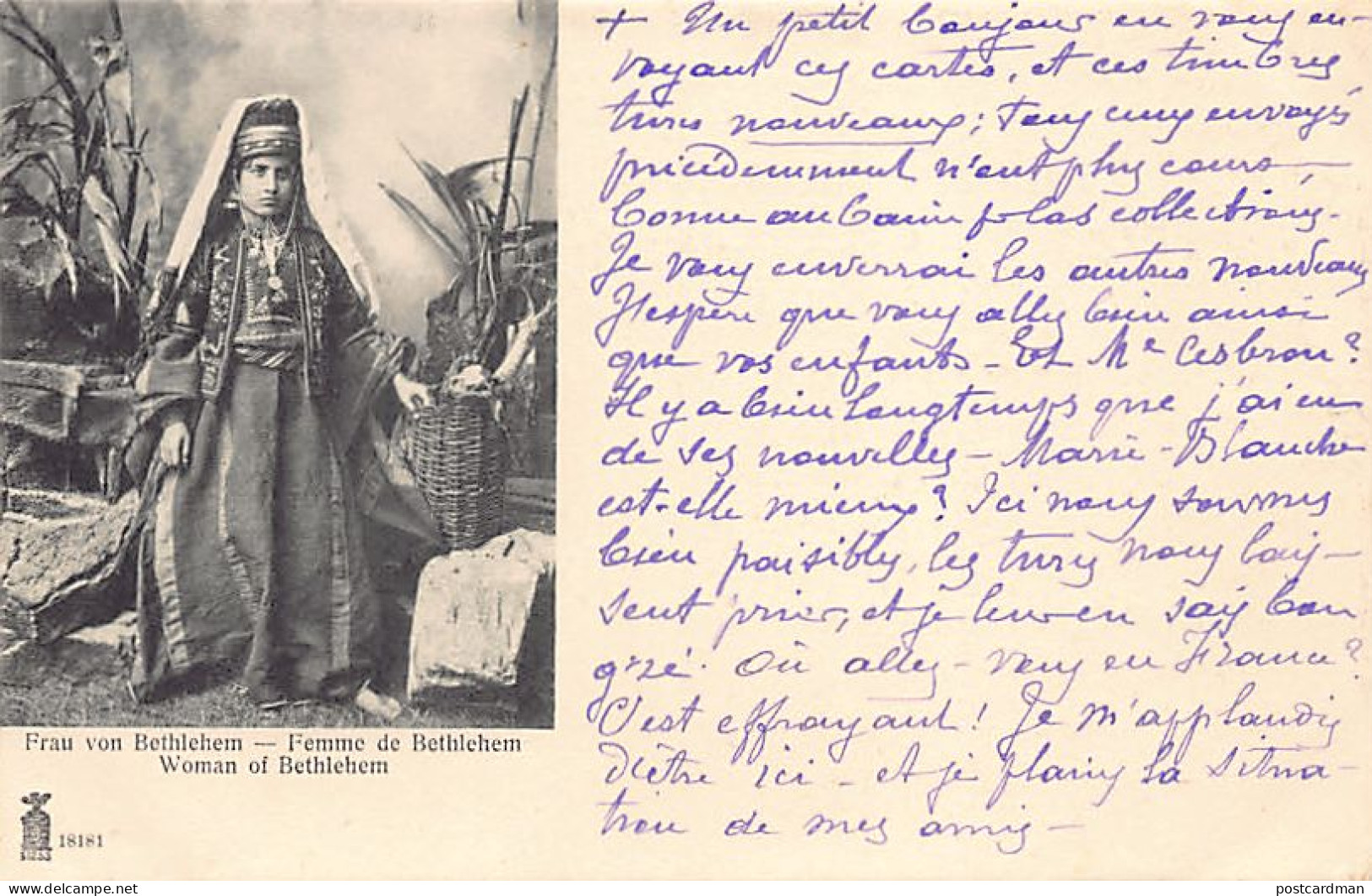 Palestine - Woman of Bethlehem - Publ. unknown 18181
