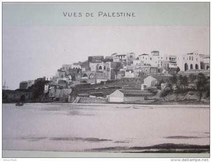 CPA>Chromo image VUE DE PALESTINE Israël mandat britannique >judaïca port de Jaffa Yaffo chocolat d'aiguebelle