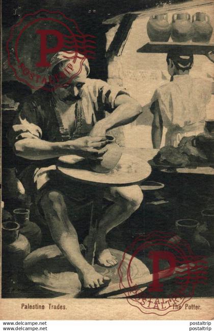 PALESTINA. PALESTINE TRADES. THE POTTER.