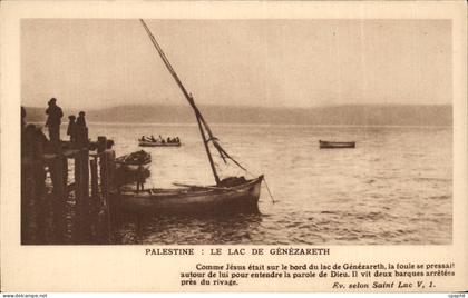 Palestine - Le Lac de Genezareth - CPA