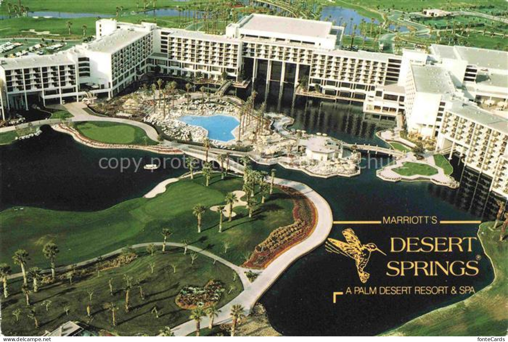 Palm Springs California USA Marriotts Desert Springs Resort and Spa Fliegeraufna