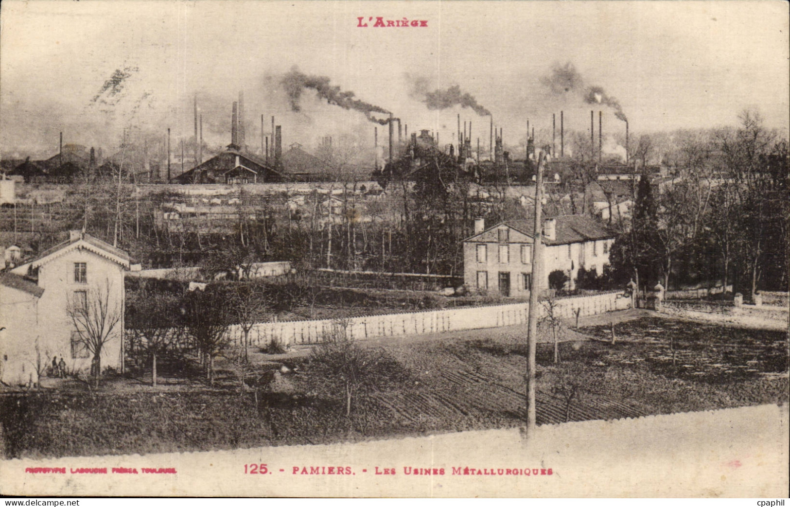 Pamiers CPA Les usines metallurgiques