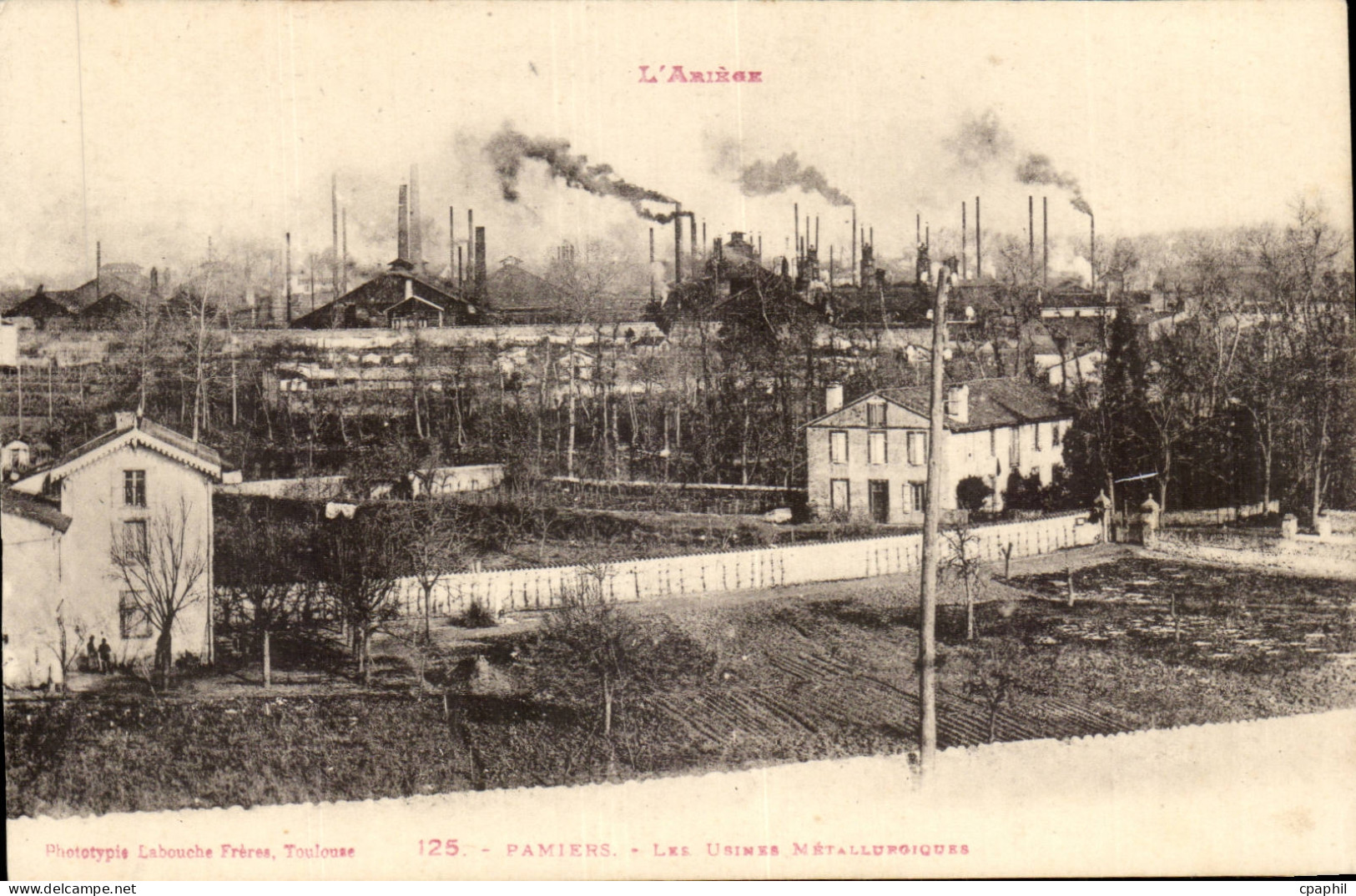 Pamiers CPA Les usines metallurgiques