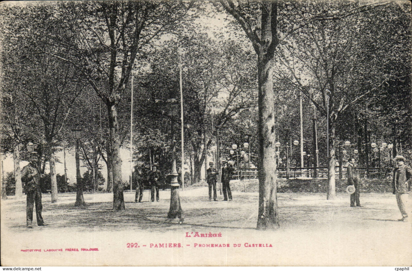 Pamiers CPA Promenade du Castella