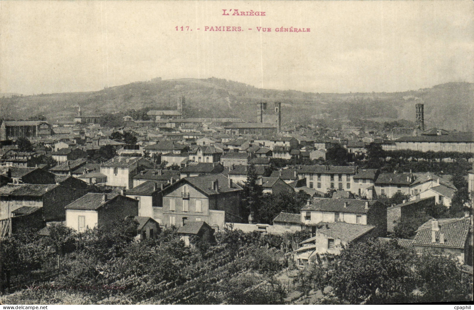 Pamiers CPA Vue generale